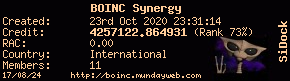Join BOINC Synergy here!