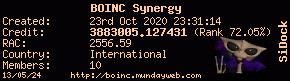 Join BOINC Synergy here!